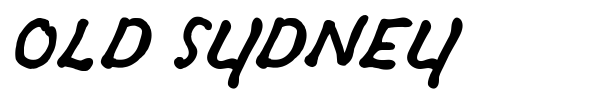 Old Sydney font preview
